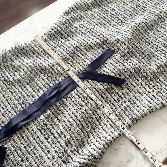 Alexia Admor Navy and White Tweed Mini Dress - Picture 4 of 16
